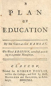 Plan of Education by Chevalier Ramsay